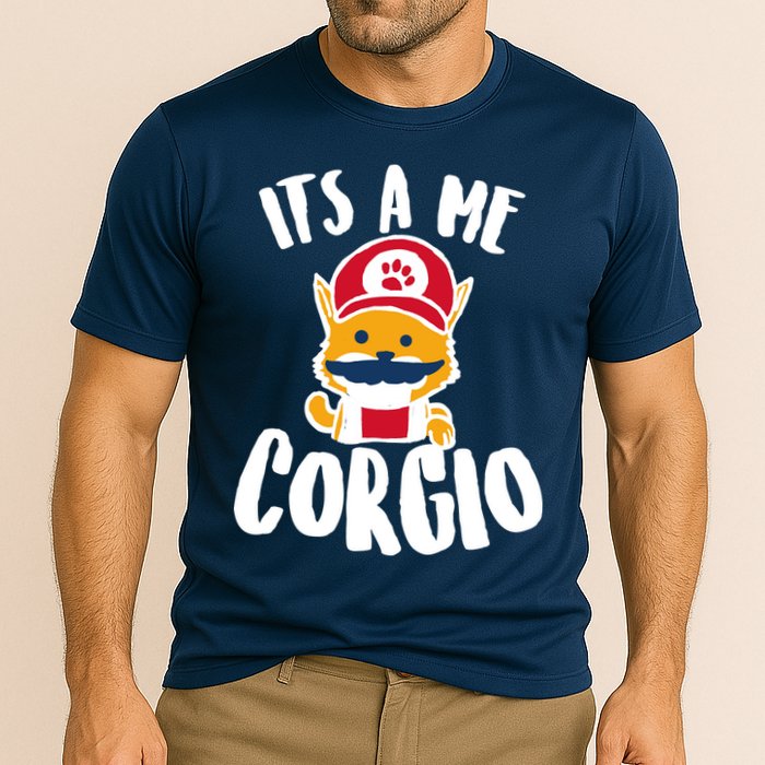 It's A Me Corgio  Performance Shirt