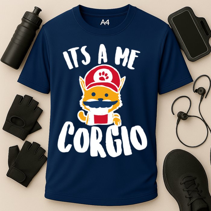 It's A Me Corgio  Performance Shirt