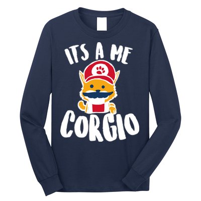 It's A Me Corgio  Long Sleeve Shirt