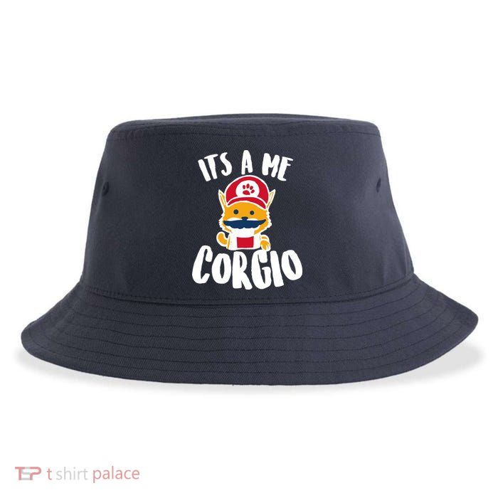 It's A Me Corgio  Sustainable Bucket Hat