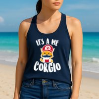 It's A Me Corgio  Womens Tank Top