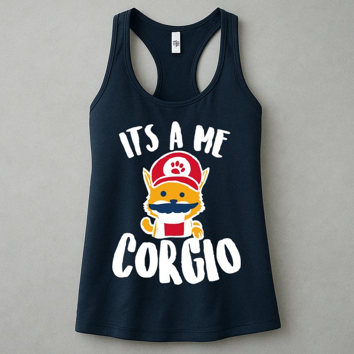It's A Me Corgio  Womens Tank Top