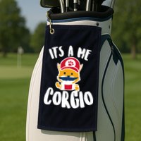 It's A Me Corgio  Golf Towel