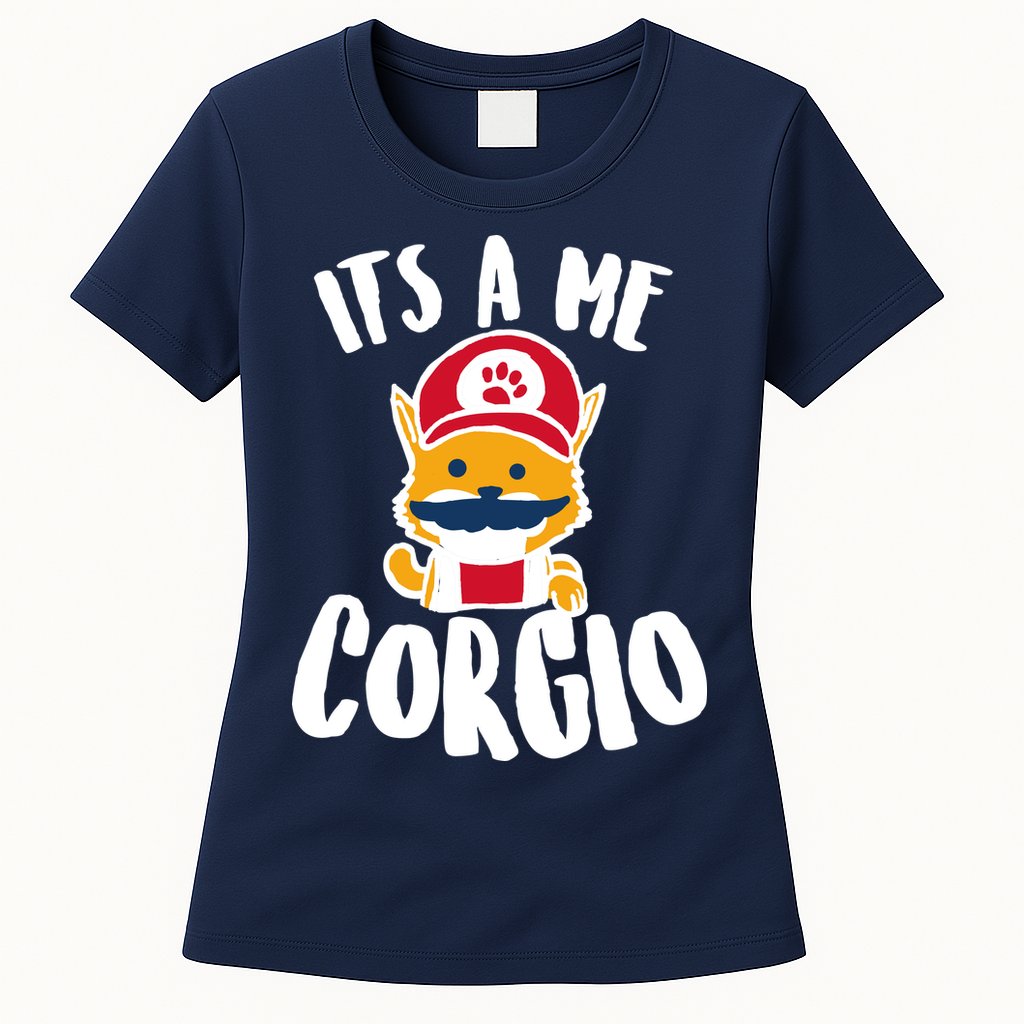 It's A Me Corgio  Womens T-Shirt