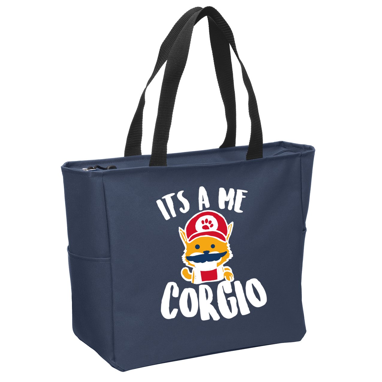 It's A Me Corgio  Zip Tote Bag