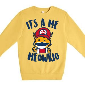 It's A Me Meowrio Premium Crewneck Sweatshirt