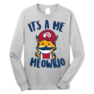 It's A Me Meowrio Long Sleeve Shirt