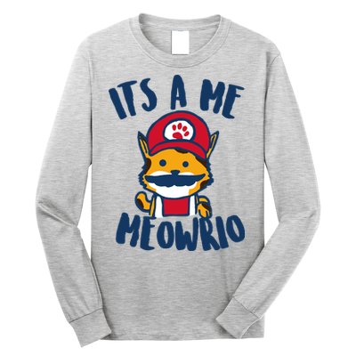 It's A Me Meowrio Long Sleeve Shirt