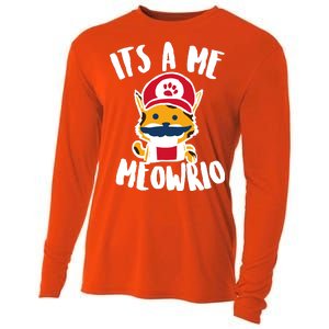 It's A Me Meowrio Cooling Performance Long Sleeve Crew