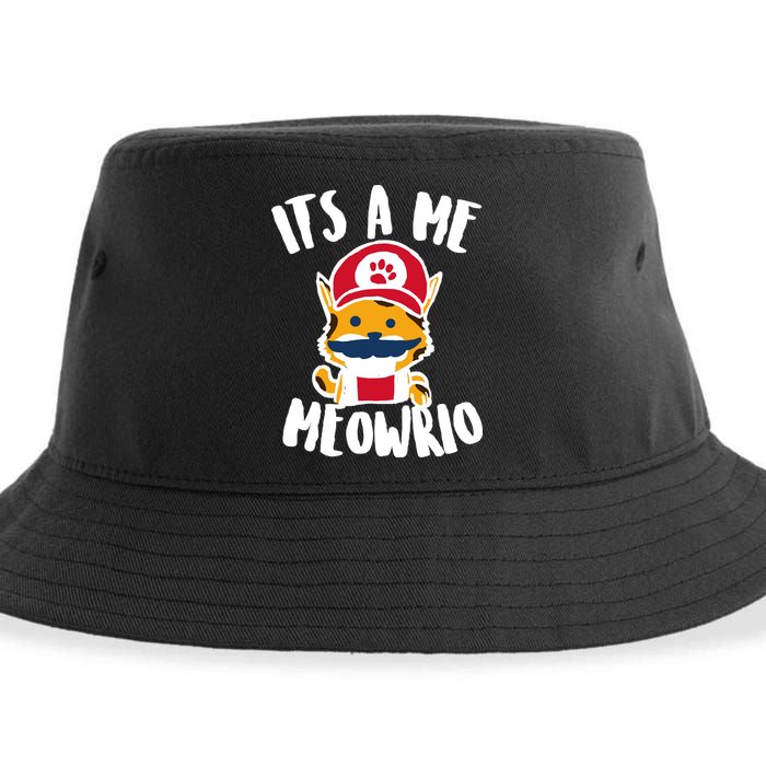 It's A Me Meowrio Sustainable Bucket Hat
