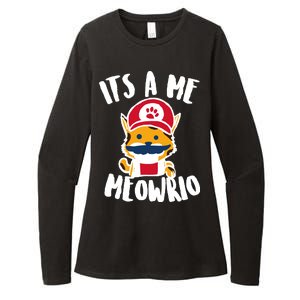 It's A Me Meowrio Womens CVC Long Sleeve Shirt