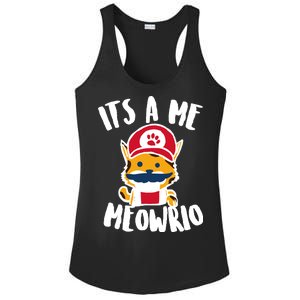 It's A Me Meowrio Ladies PosiCharge Competitor Racerback Tank