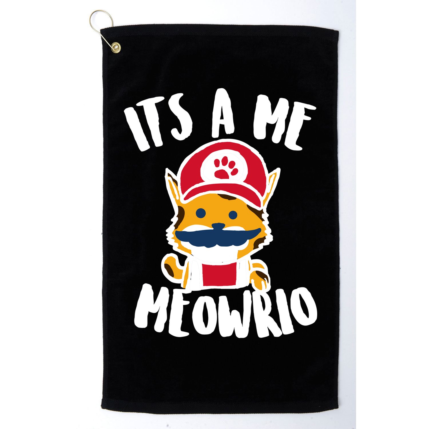 It's A Me Meowrio Golf Towel