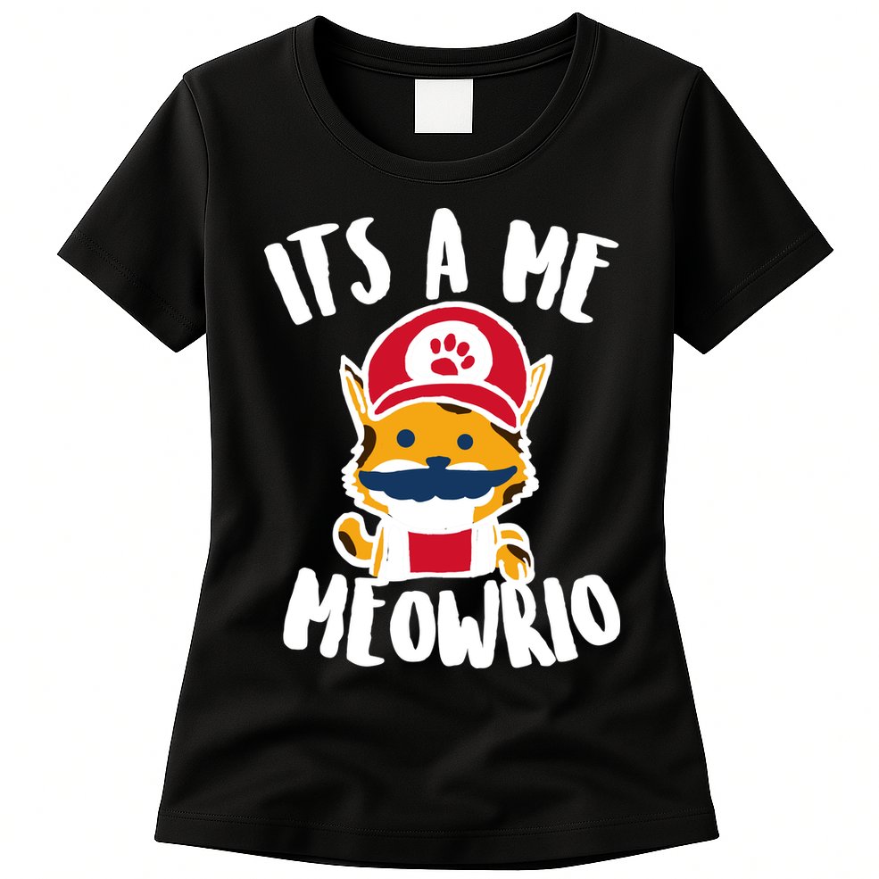 It's A Me Meowrio Womens T-Shirt