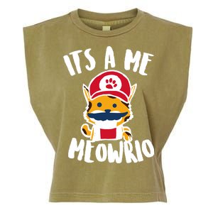 It's A Me Meowrio Garment-Dyed Women's Muscle Tee