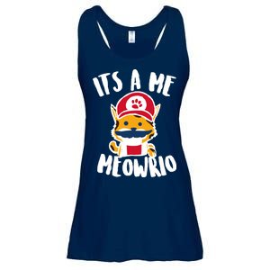 It's A Me Meowrio Ladies Essential Flowy Tank