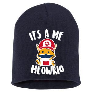 It's A Me Meowrio Short Acrylic Beanie