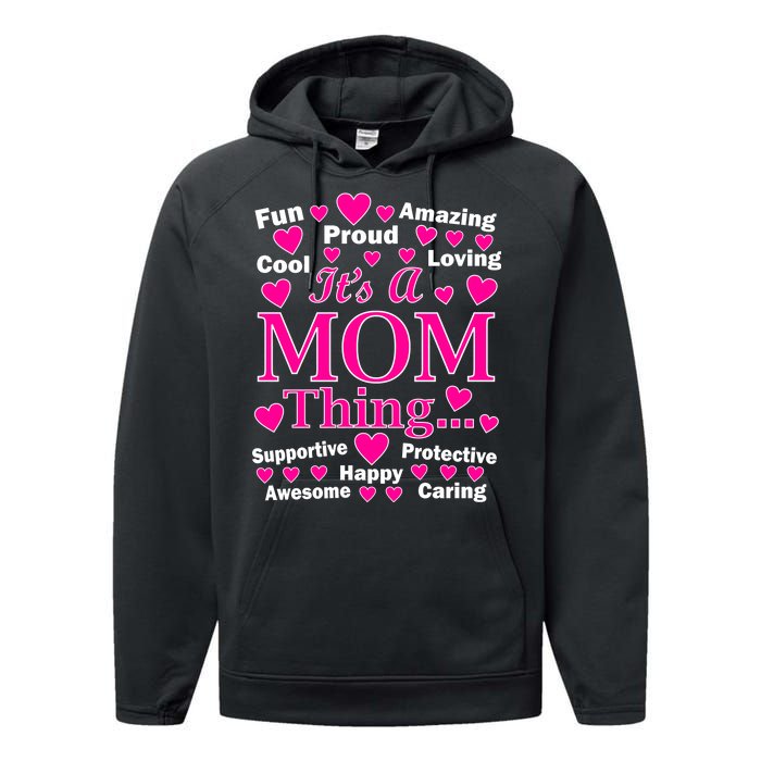 It's A Mom Thing Performance Fleece Hoodie