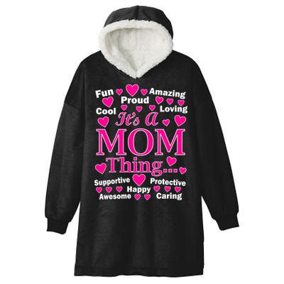 It's A Mom Thing Hooded Wearable Blanket