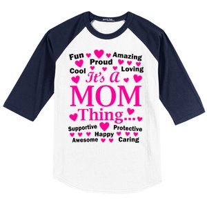 It's A Mom Thing Baseball Sleeve Shirt