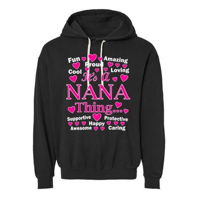 It's A Nana Thing Garment-Dyed Fleece Hoodie