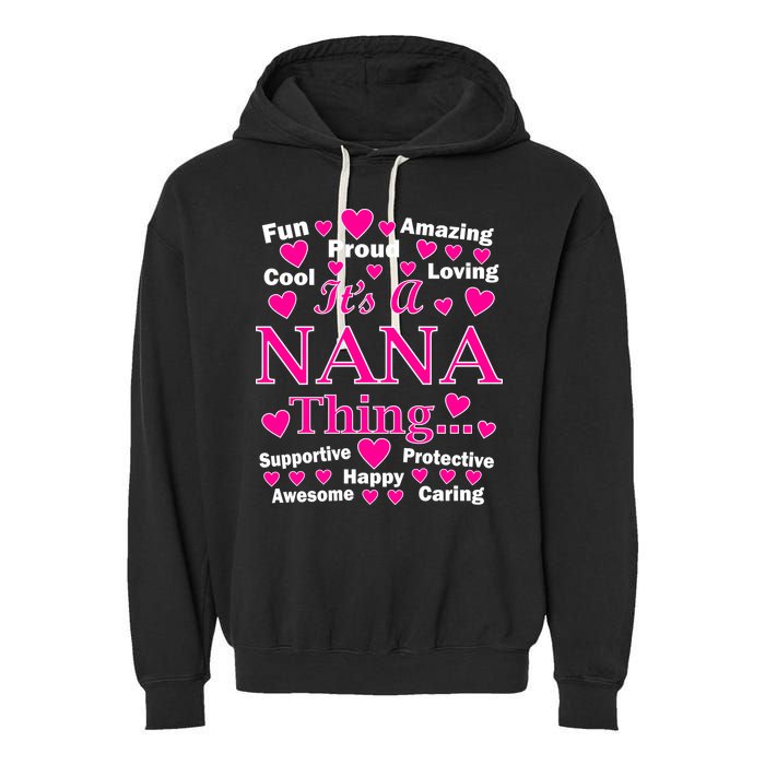 It's A Nana Thing Garment-Dyed Fleece Hoodie