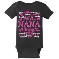 It's A Nana Thing Baby Bodysuit