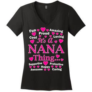 It's A Nana Thing Women's V-Neck T-Shirt