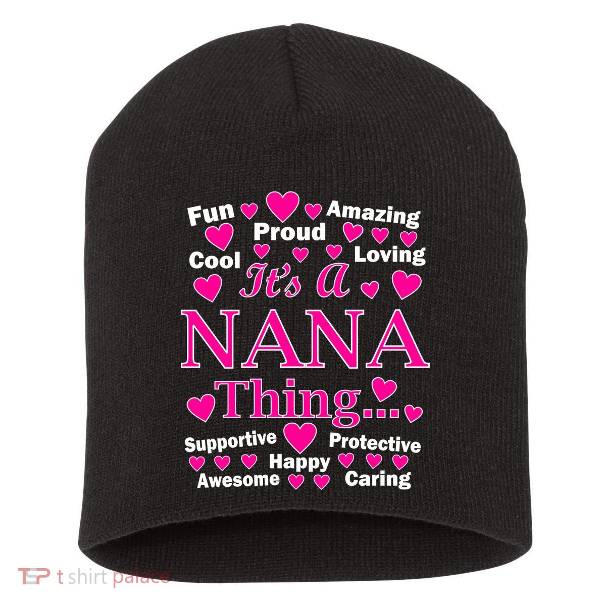It's A Nana Thing Short Acrylic Beanie