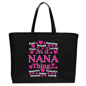 It's A Nana Thing Cotton Canvas Jumbo Tote