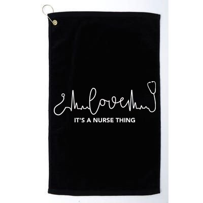 It's A Nurse Thing Platinum Collection Golf Towel