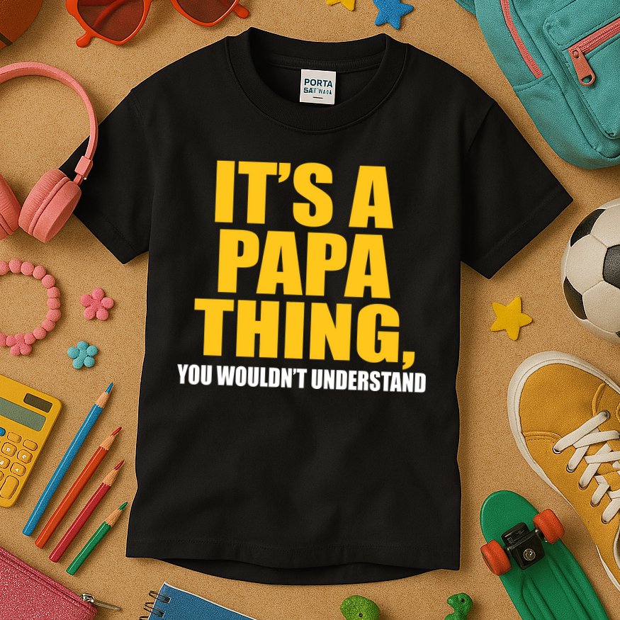 It's A Papa Thing You Wouldn't Understand Kids T-Shirt