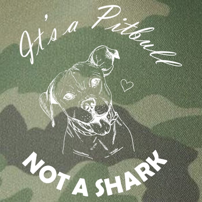 It's A Pitbull Not A Shark Legacy Tie Dye Trucker Hat