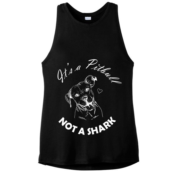 It's A Pitbull Not A Shark Ladies PosiCharge Tri-Blend Wicking Tank