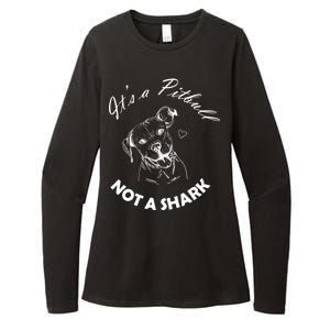 It's A Pitbull Not A Shark Womens CVC Long Sleeve Shirt