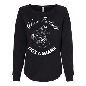 It's A Pitbull Not A Shark Womens California Wash Sweatshirt