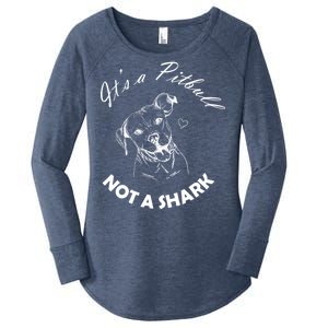 It's A Pitbull Not A Shark Women's Perfect Tri Tunic Long Sleeve Shirt