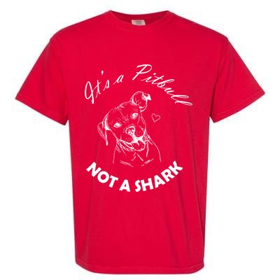 It's A Pitbull Not A Shark Garment-Dyed Heavyweight T-Shirt