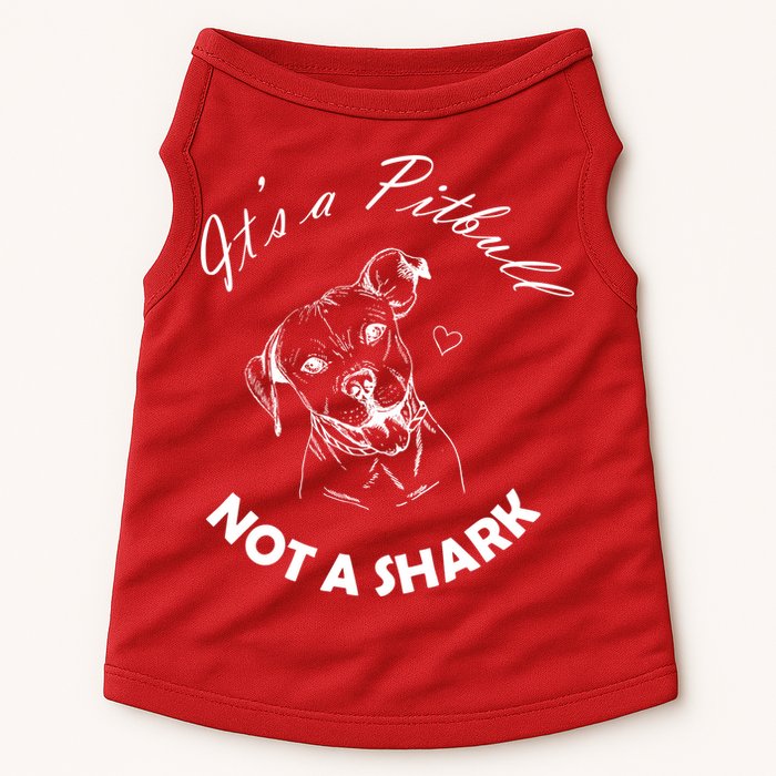 It's A Pitbull Not A Shark Doggie Tank