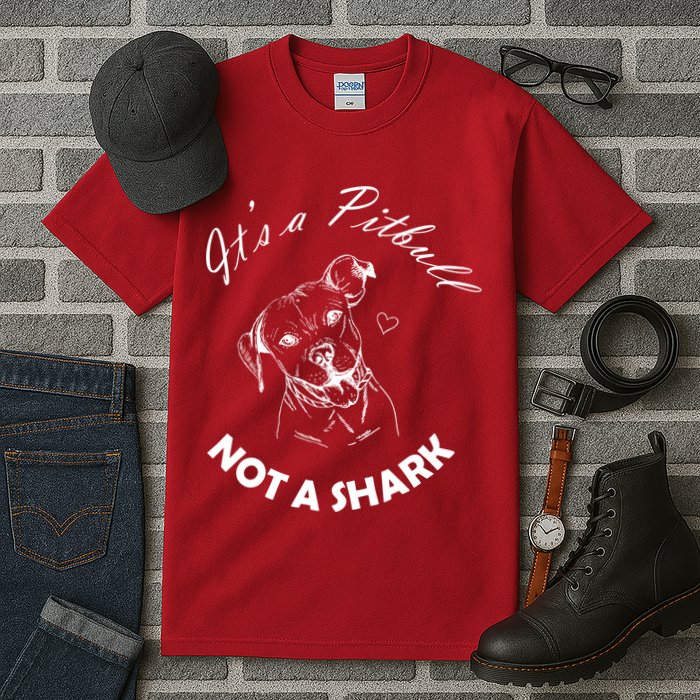 It's A Pitbull Not A Shark Tall T-Shirt