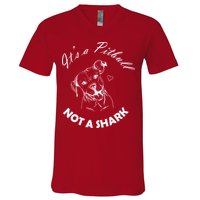 It's A Pitbull Not A Shark V-Neck T-Shirt