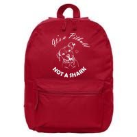It's A Pitbull Not A Shark 16 in Basic Backpack
