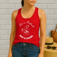 It's A Pitbull Not A Shark Womens Tank Top