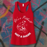 It's A Pitbull Not A Shark Womens Tank Top