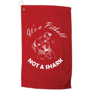 It's A Pitbull Not A Shark Platinum Collection Golf Towel