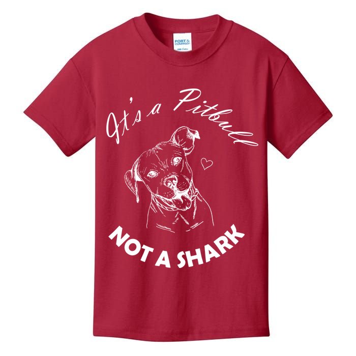 It's A Pitbull Not A Shark Kids T-Shirt