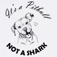 It's A Pitbull Not A Shark Garment-Dyed Sweatshirt