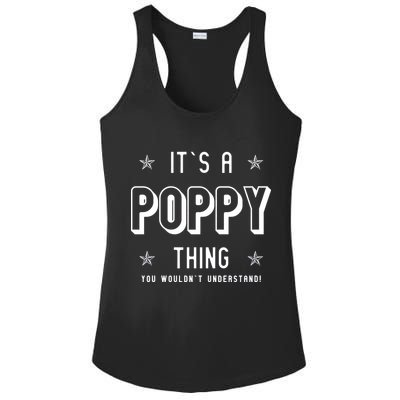 It's A Poppy Thing You Wouldn't Understand Ladies PosiCharge Competitor Racerback Tank