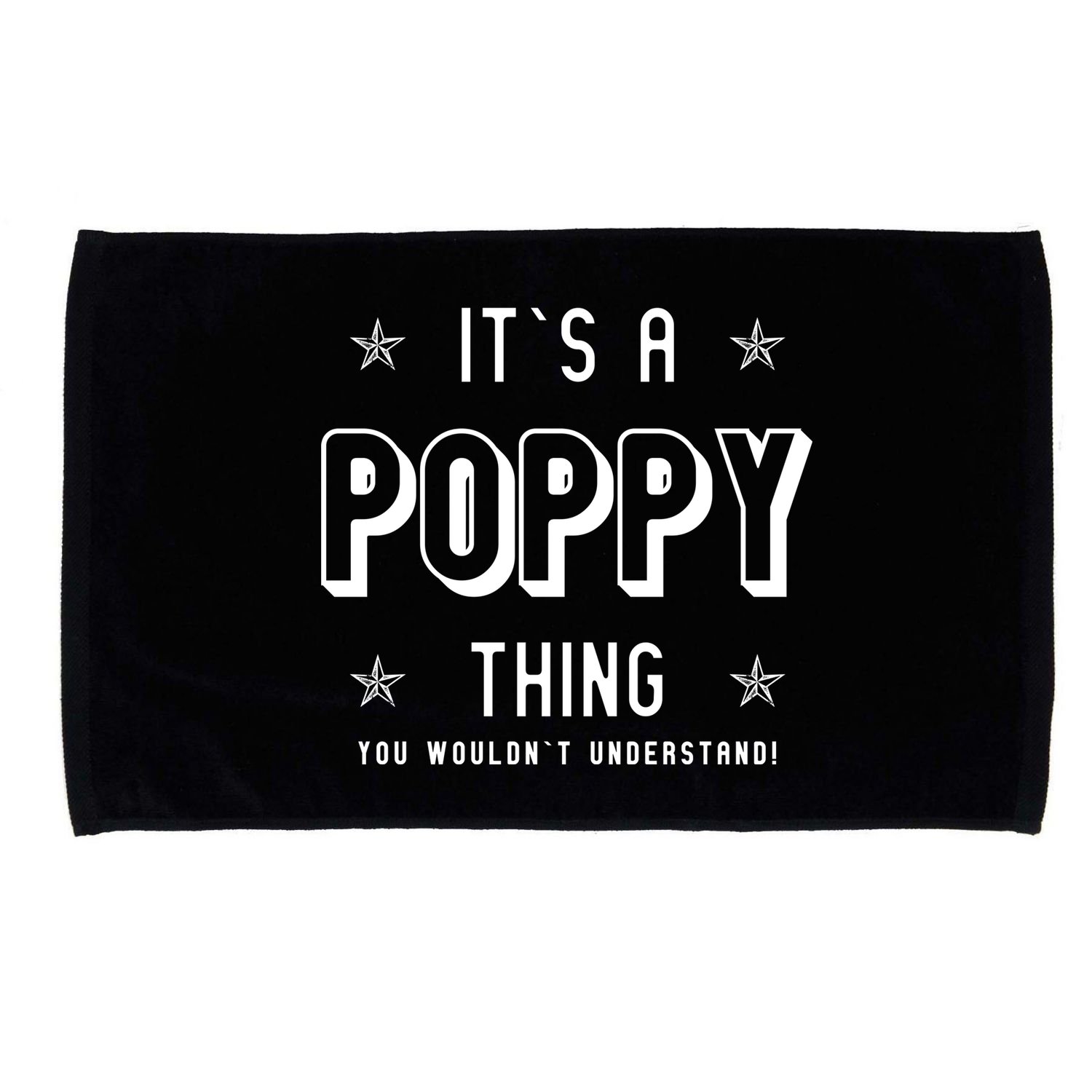 It's A Poppy Thing You Wouldn't Understand Microfiber Hand Towel