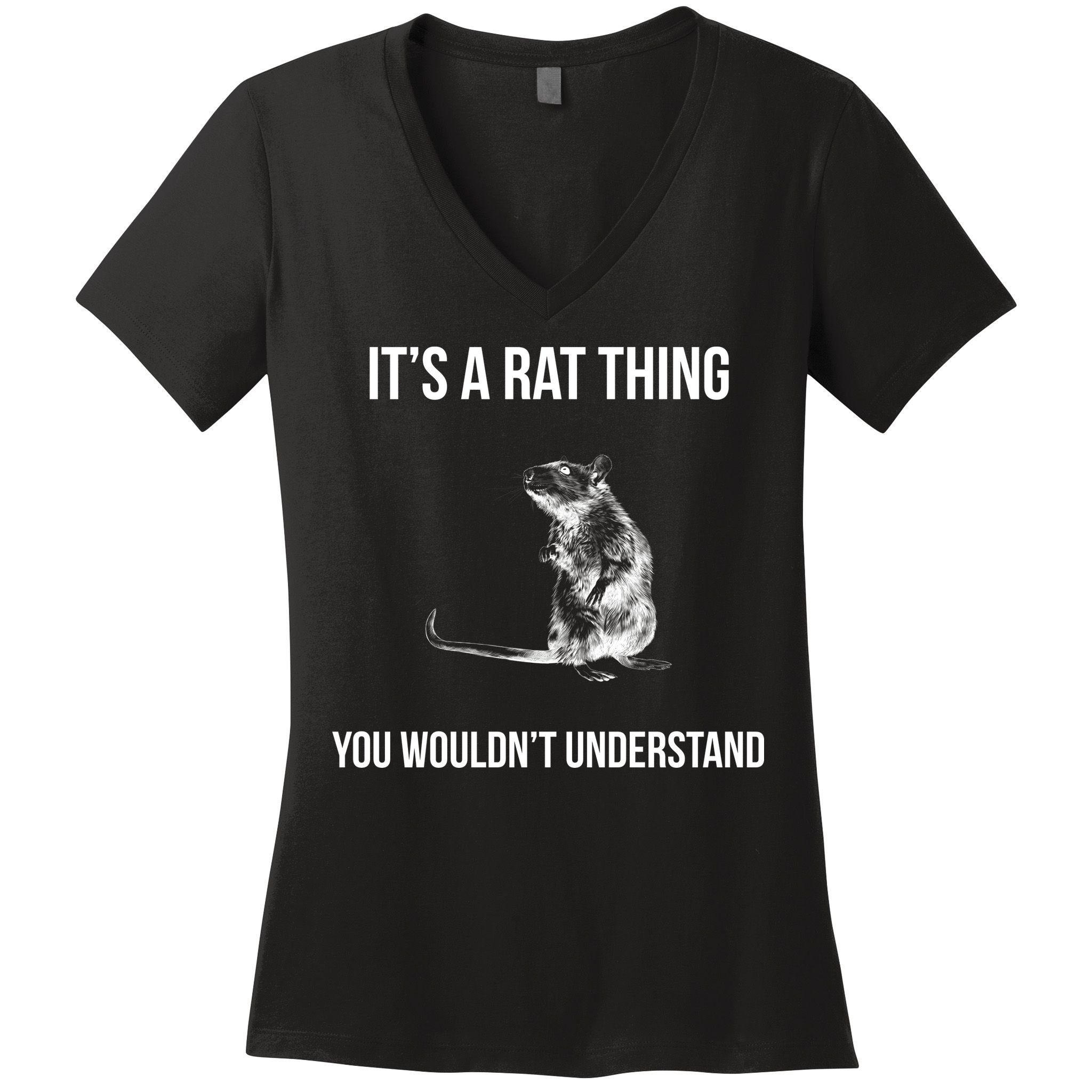 It's A Rat Thing You Wouldn't Understand Women's V-Neck T-Shirt
